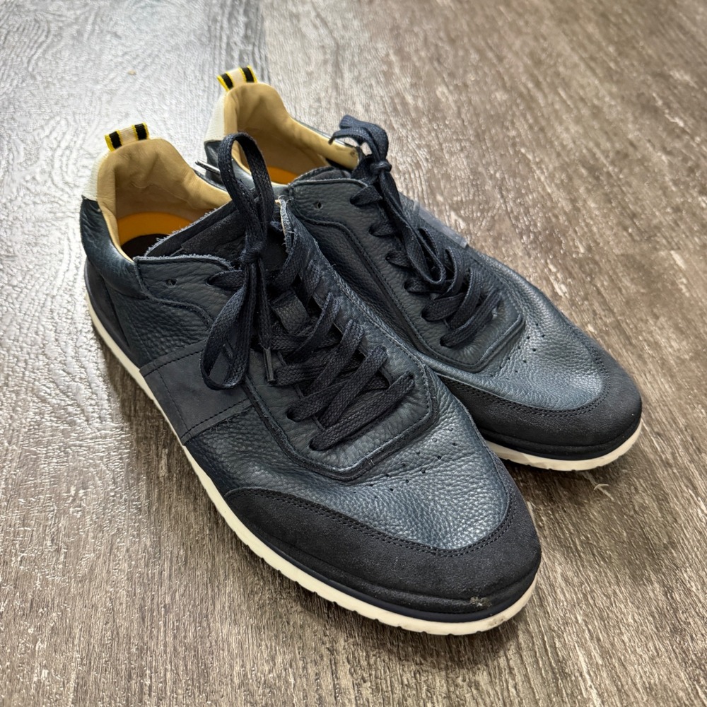 Rodd & Gunn Men's Leather Suede Navy Casual Sneakers Size 43 EU 10 US